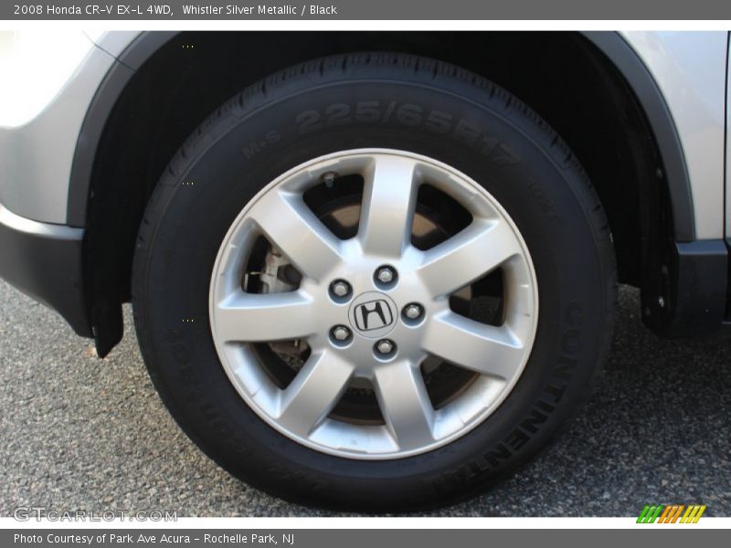Whistler Silver Metallic / Black 2008 Honda CR-V EX-L 4WD