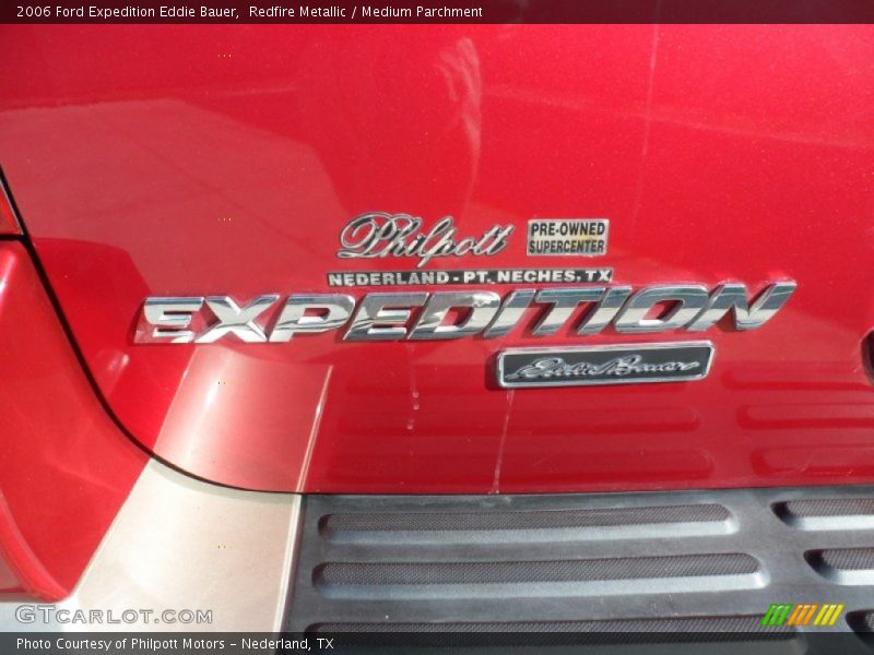 Redfire Metallic / Medium Parchment 2006 Ford Expedition Eddie Bauer