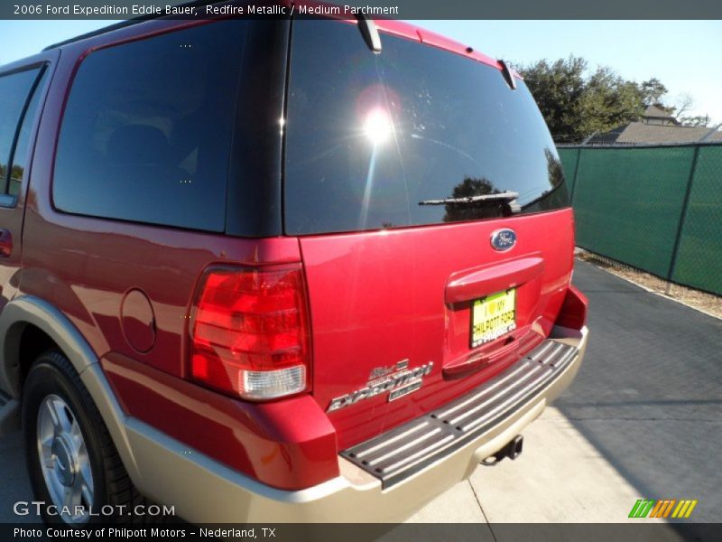 Redfire Metallic / Medium Parchment 2006 Ford Expedition Eddie Bauer