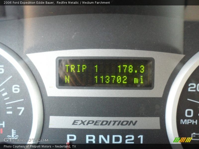 Redfire Metallic / Medium Parchment 2006 Ford Expedition Eddie Bauer