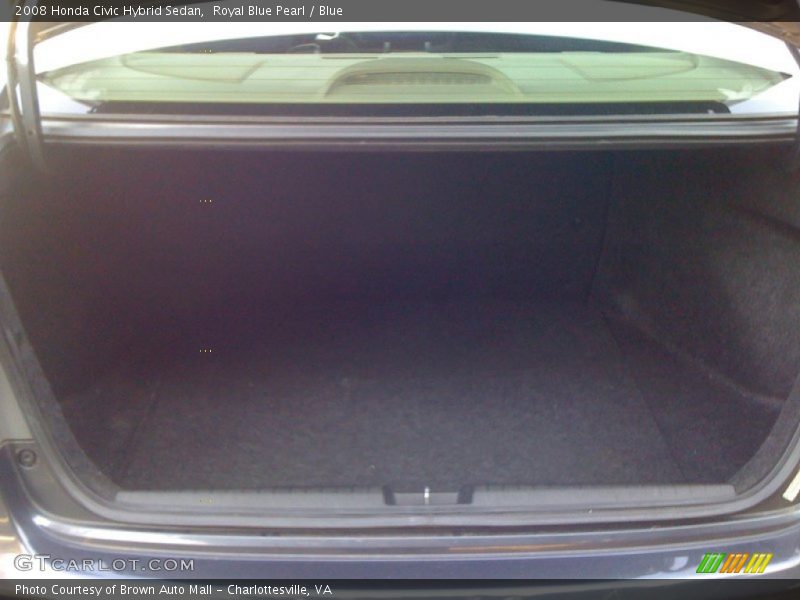 Royal Blue Pearl / Blue 2008 Honda Civic Hybrid Sedan
