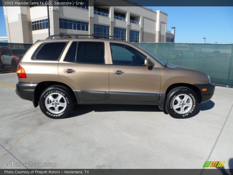 Sandstone / Gray 2003 Hyundai Santa Fe GLS