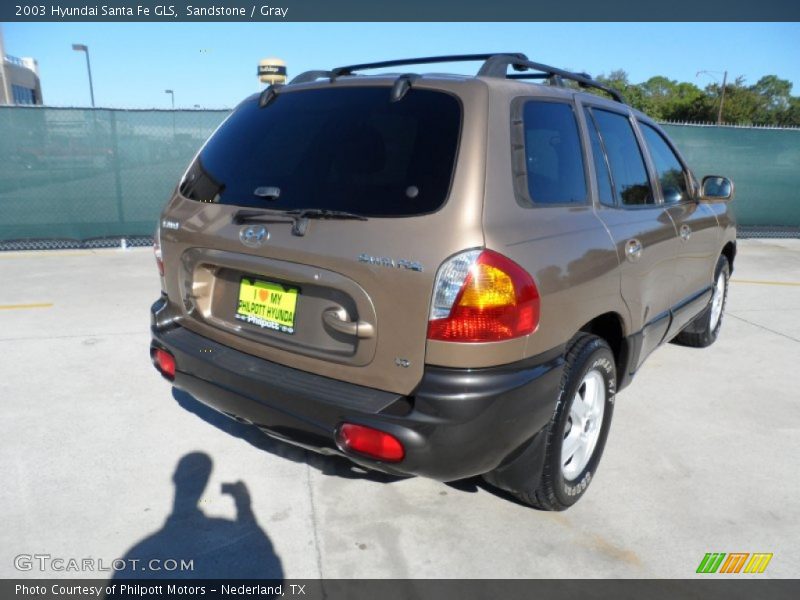 Sandstone / Gray 2003 Hyundai Santa Fe GLS