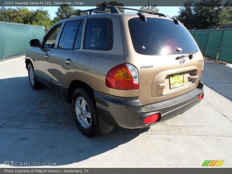 Sandstone / Gray 2003 Hyundai Santa Fe GLS