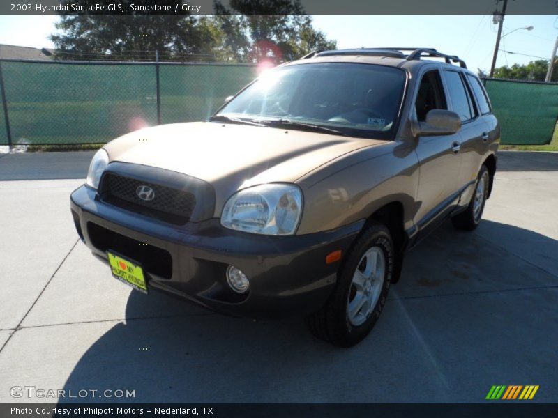Sandstone / Gray 2003 Hyundai Santa Fe GLS