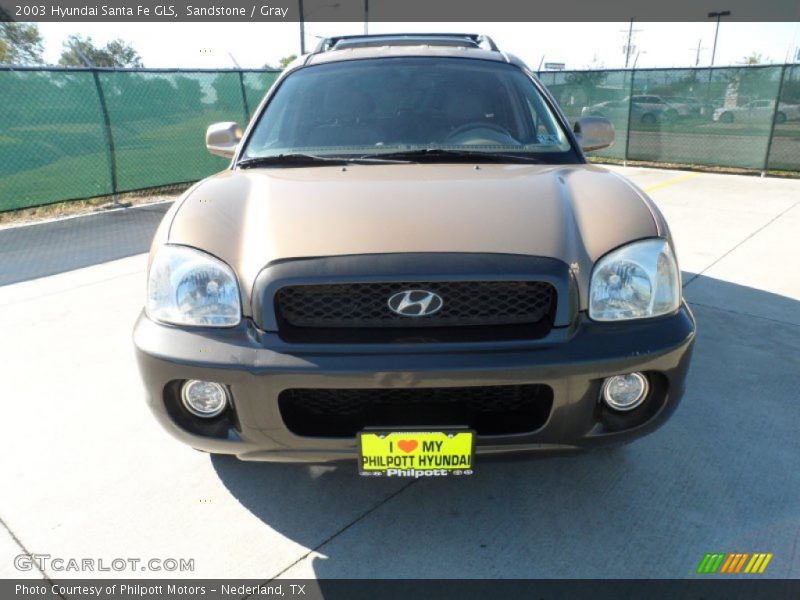 Sandstone / Gray 2003 Hyundai Santa Fe GLS
