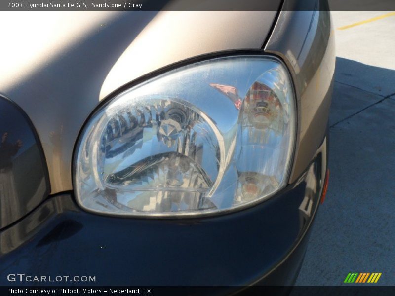 Sandstone / Gray 2003 Hyundai Santa Fe GLS