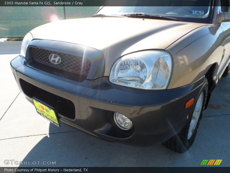 Sandstone / Gray 2003 Hyundai Santa Fe GLS