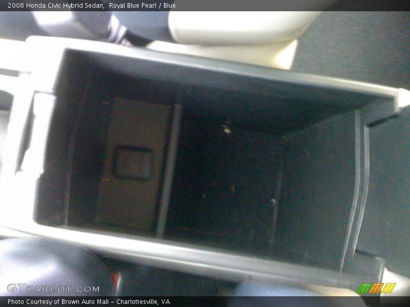 Royal Blue Pearl / Blue 2008 Honda Civic Hybrid Sedan
