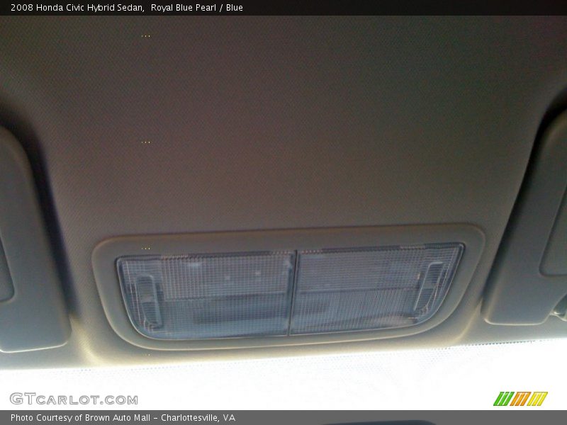 Royal Blue Pearl / Blue 2008 Honda Civic Hybrid Sedan
