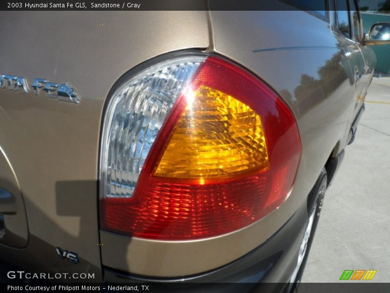 Sandstone / Gray 2003 Hyundai Santa Fe GLS
