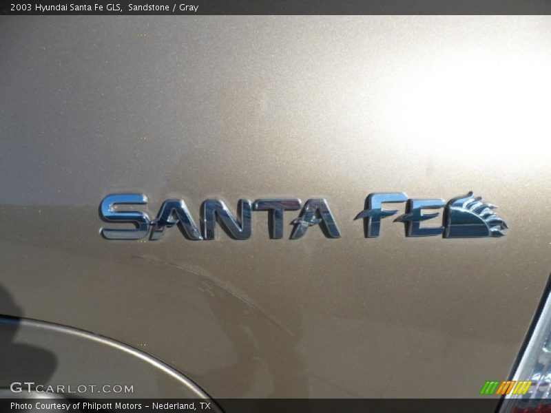 Sandstone / Gray 2003 Hyundai Santa Fe GLS