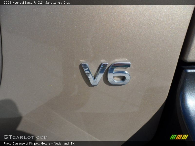 Sandstone / Gray 2003 Hyundai Santa Fe GLS