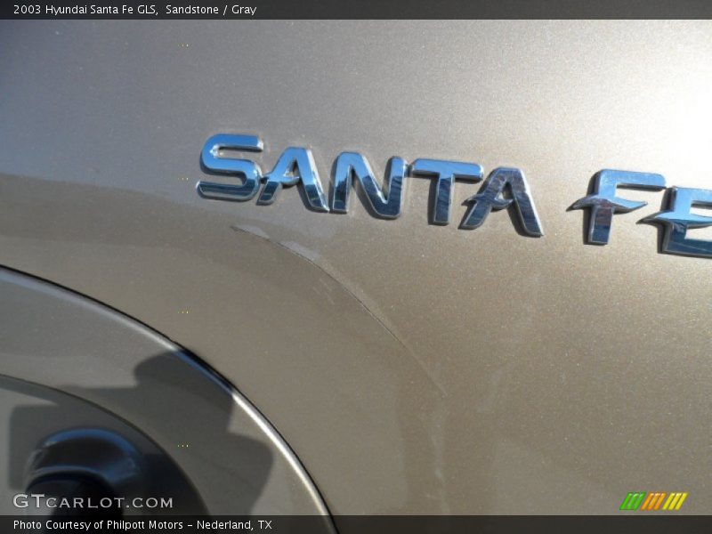 Sandstone / Gray 2003 Hyundai Santa Fe GLS