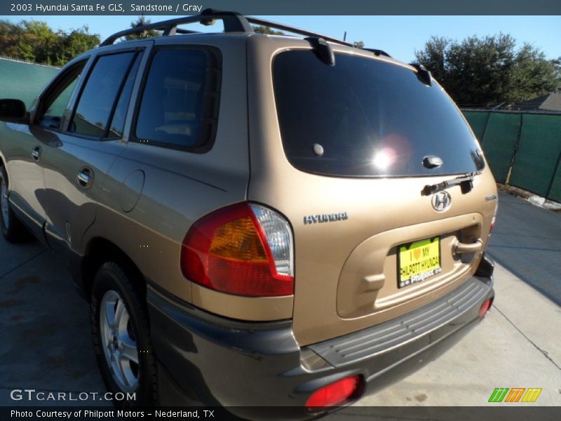 Sandstone / Gray 2003 Hyundai Santa Fe GLS
