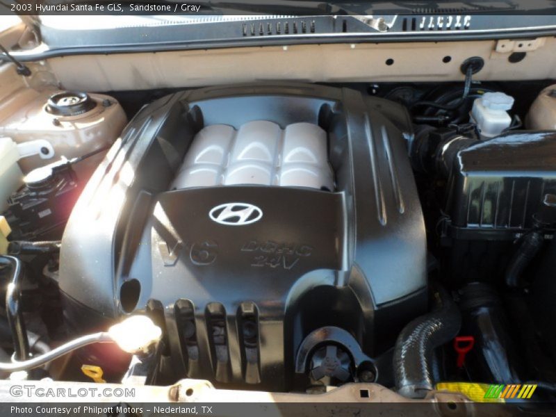 Sandstone / Gray 2003 Hyundai Santa Fe GLS