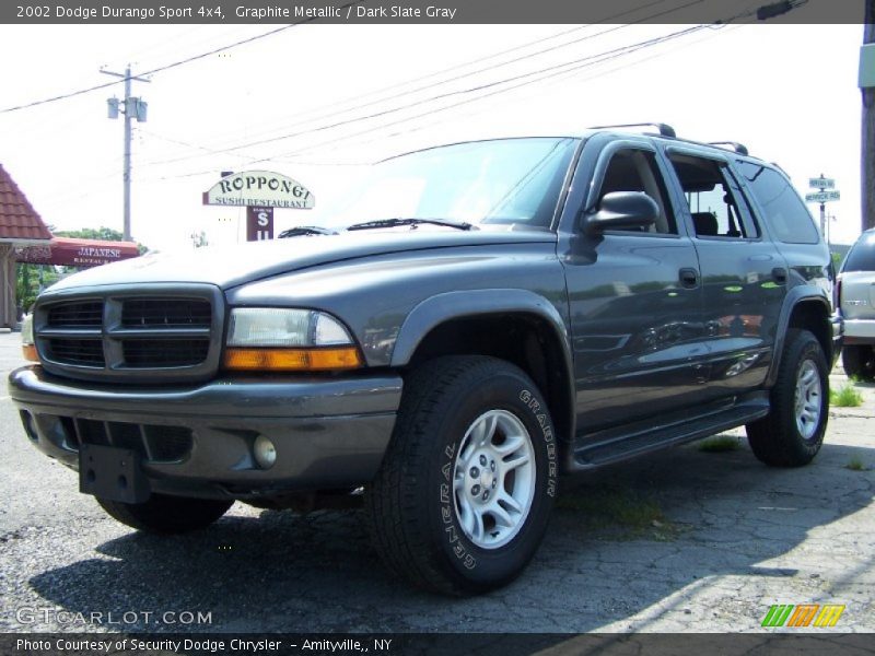 Graphite Metallic / Dark Slate Gray 2002 Dodge Durango Sport 4x4