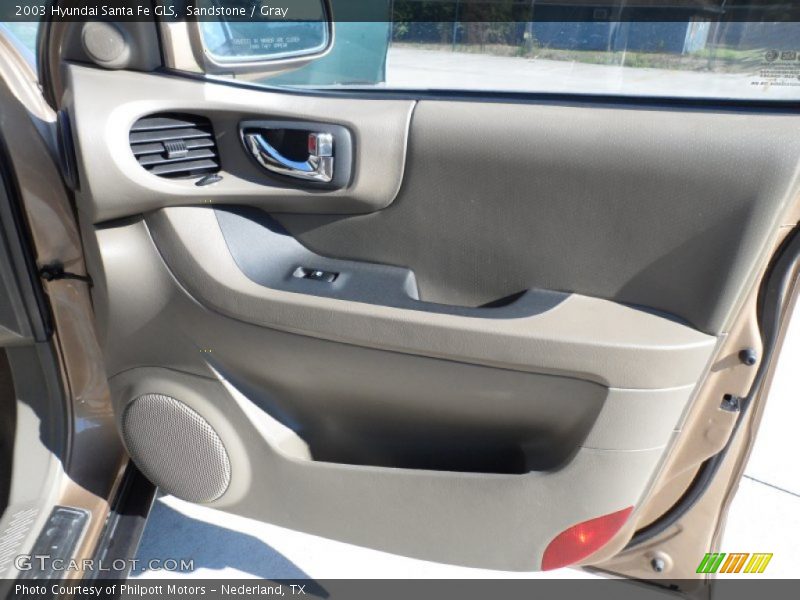 Sandstone / Gray 2003 Hyundai Santa Fe GLS