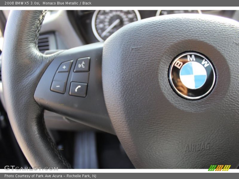 Monaco Blue Metallic / Black 2008 BMW X5 3.0si