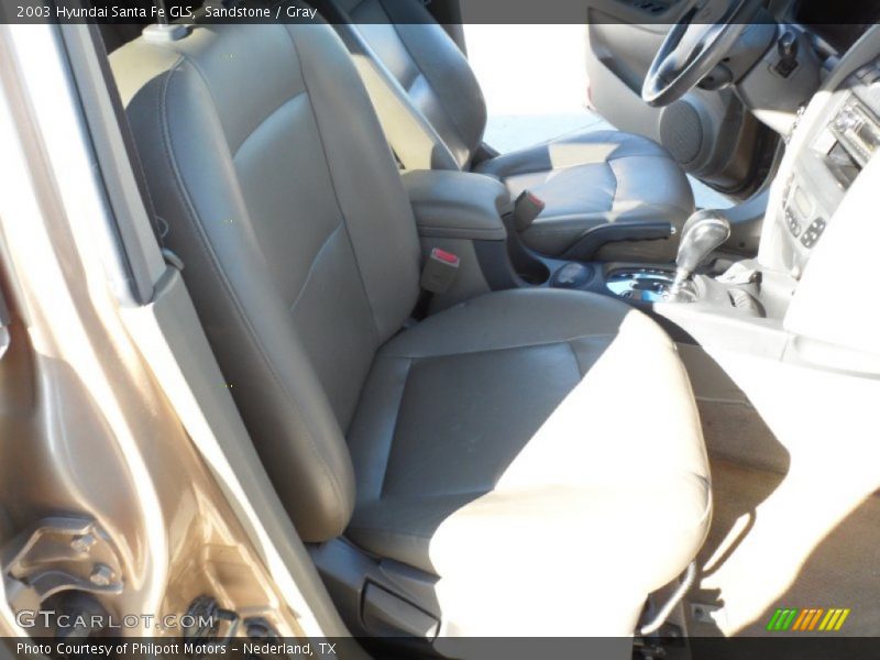 Sandstone / Gray 2003 Hyundai Santa Fe GLS