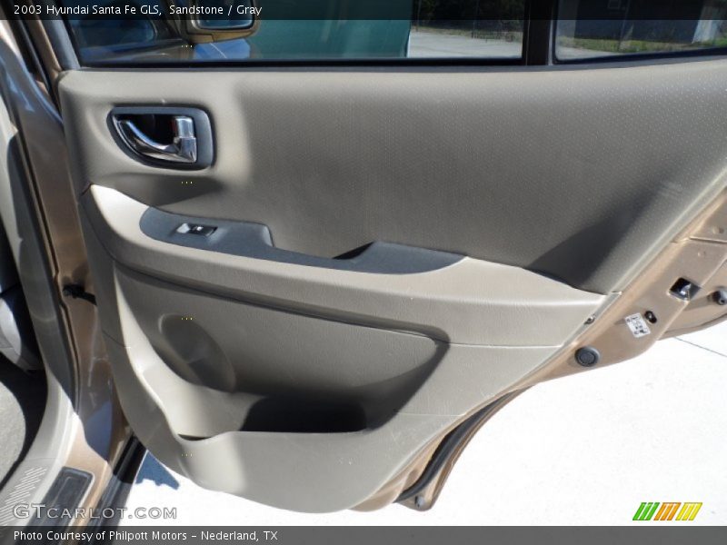 Sandstone / Gray 2003 Hyundai Santa Fe GLS