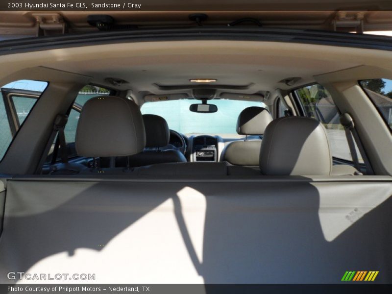 Sandstone / Gray 2003 Hyundai Santa Fe GLS