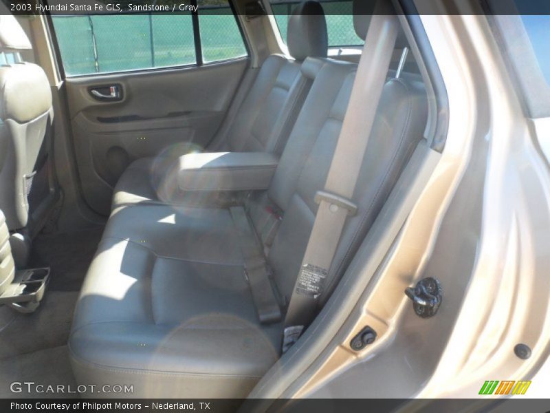 Sandstone / Gray 2003 Hyundai Santa Fe GLS