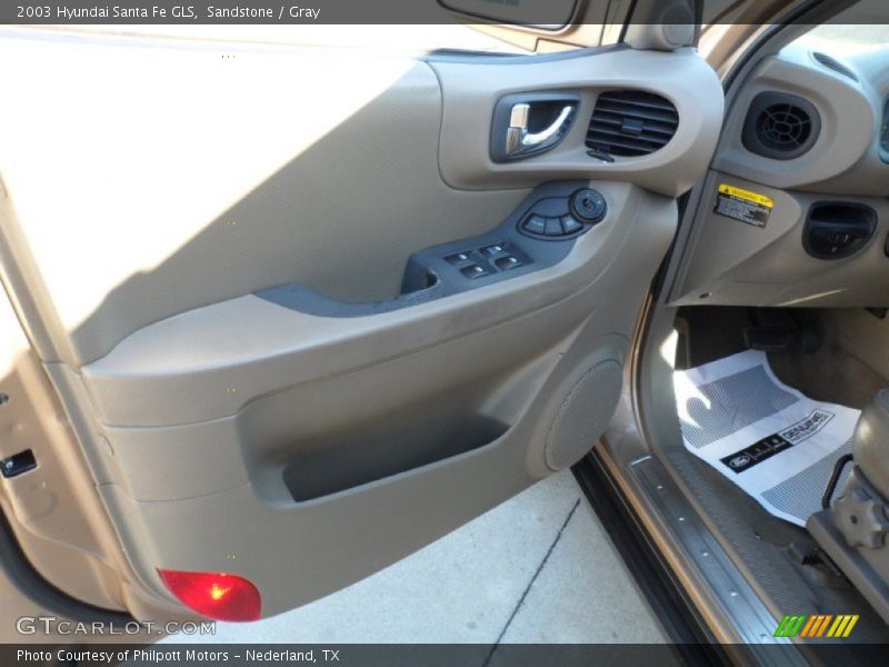 Sandstone / Gray 2003 Hyundai Santa Fe GLS
