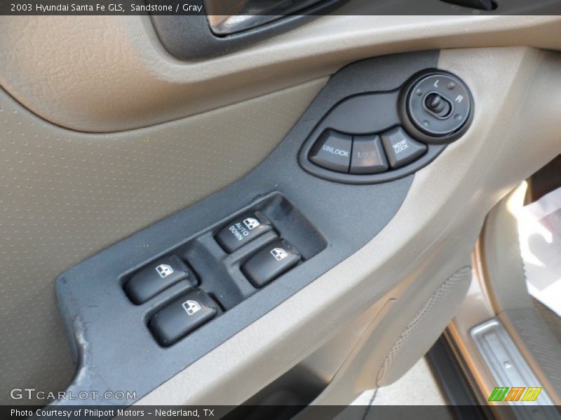 Sandstone / Gray 2003 Hyundai Santa Fe GLS