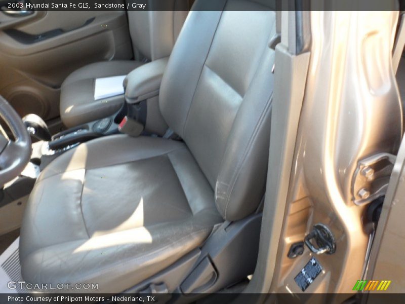 Sandstone / Gray 2003 Hyundai Santa Fe GLS