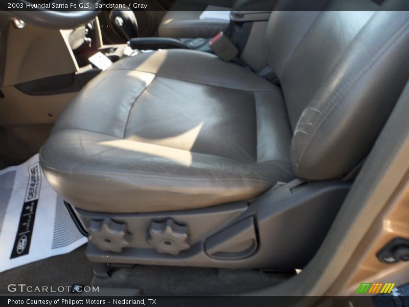 Sandstone / Gray 2003 Hyundai Santa Fe GLS
