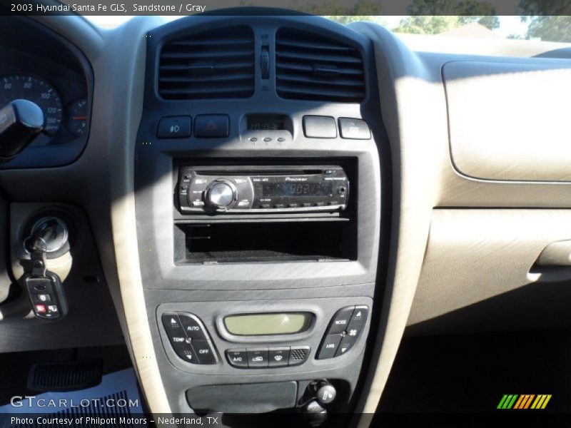 Sandstone / Gray 2003 Hyundai Santa Fe GLS