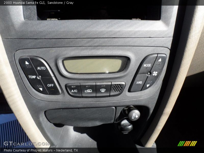 Sandstone / Gray 2003 Hyundai Santa Fe GLS