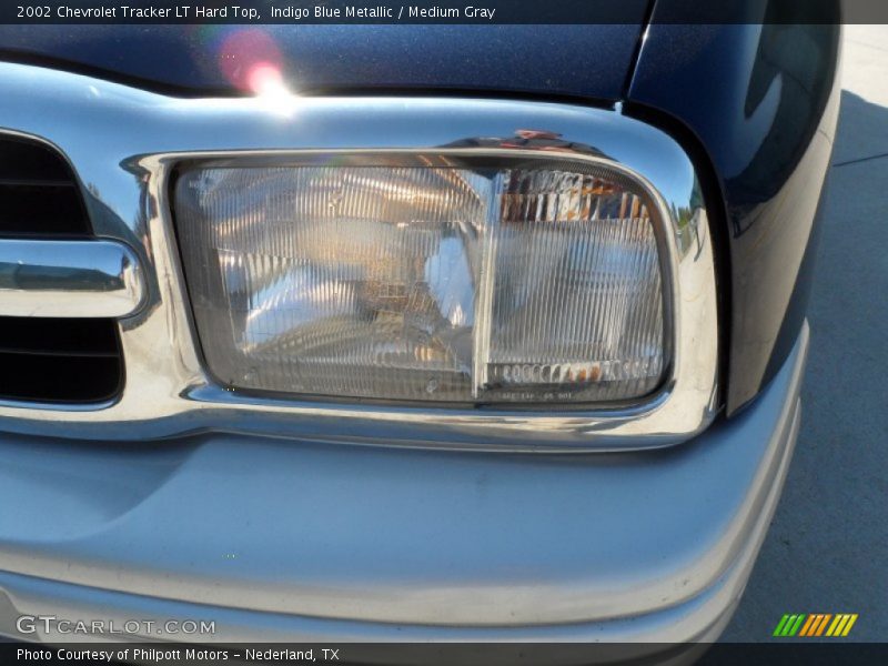 Indigo Blue Metallic / Medium Gray 2002 Chevrolet Tracker LT Hard Top