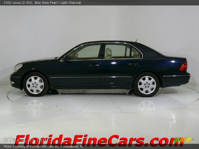 Blue Onyx Pearl / Light Charcoal 2002 Lexus LS 430