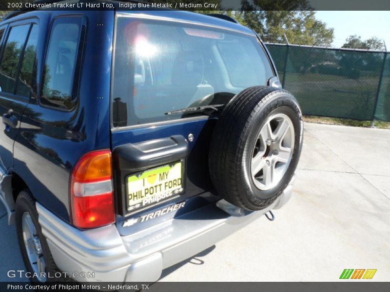 Indigo Blue Metallic / Medium Gray 2002 Chevrolet Tracker LT Hard Top