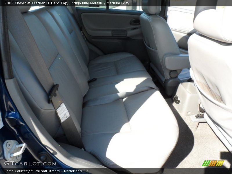 Indigo Blue Metallic / Medium Gray 2002 Chevrolet Tracker LT Hard Top
