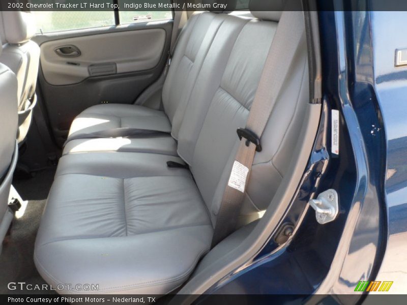 Indigo Blue Metallic / Medium Gray 2002 Chevrolet Tracker LT Hard Top