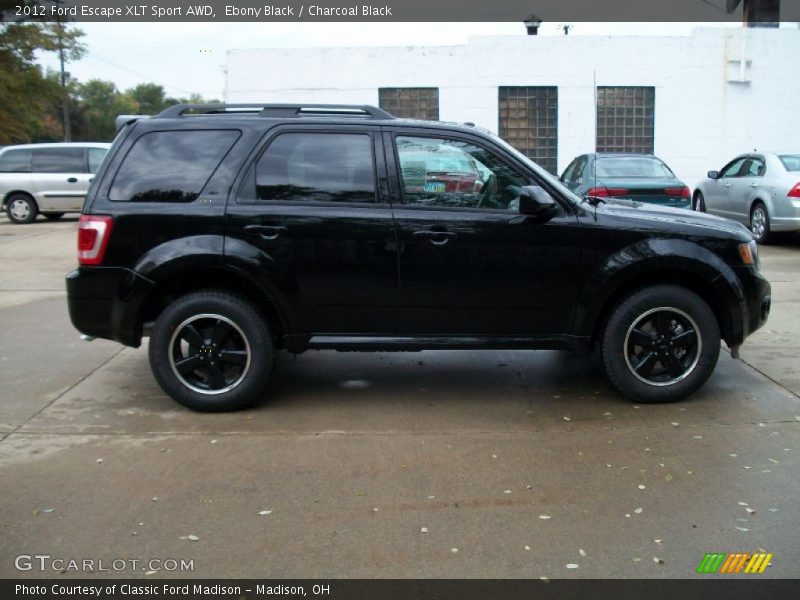 Ebony Black / Charcoal Black 2012 Ford Escape XLT Sport AWD