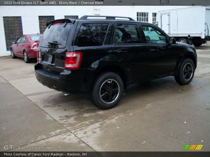 Ebony Black / Charcoal Black 2012 Ford Escape XLT Sport AWD