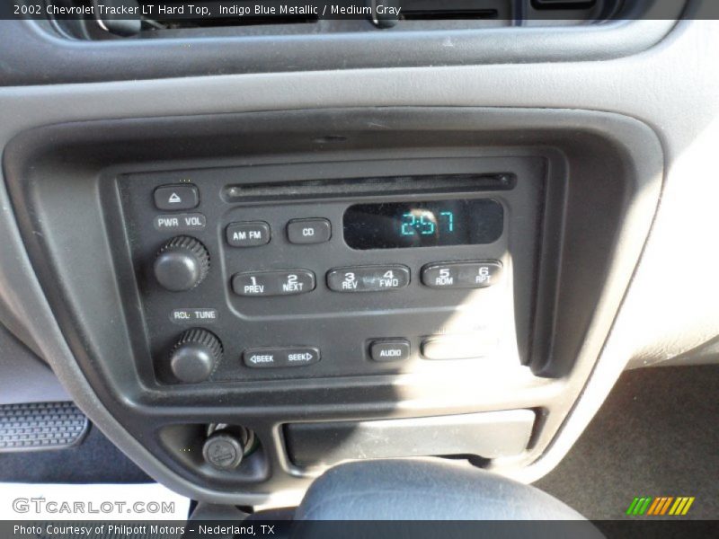 Indigo Blue Metallic / Medium Gray 2002 Chevrolet Tracker LT Hard Top
