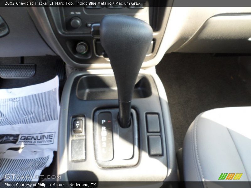 Indigo Blue Metallic / Medium Gray 2002 Chevrolet Tracker LT Hard Top