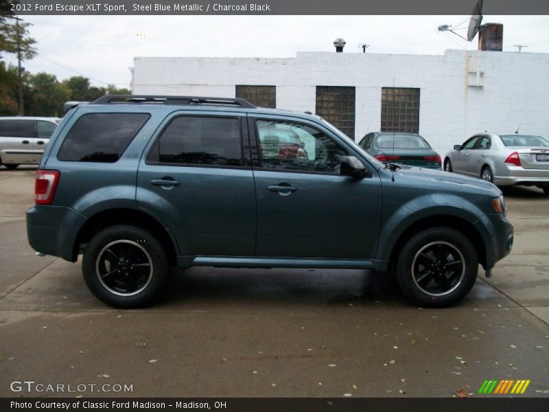 Steel Blue Metallic / Charcoal Black 2012 Ford Escape XLT Sport