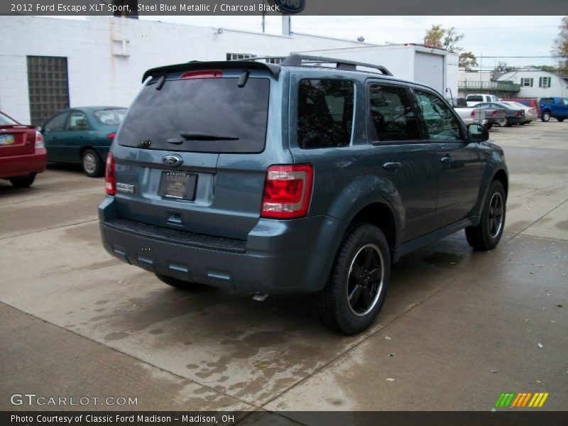 Steel Blue Metallic / Charcoal Black 2012 Ford Escape XLT Sport