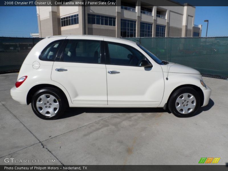 Cool Vanilla White / Pastel Slate Gray 2008 Chrysler PT Cruiser LX