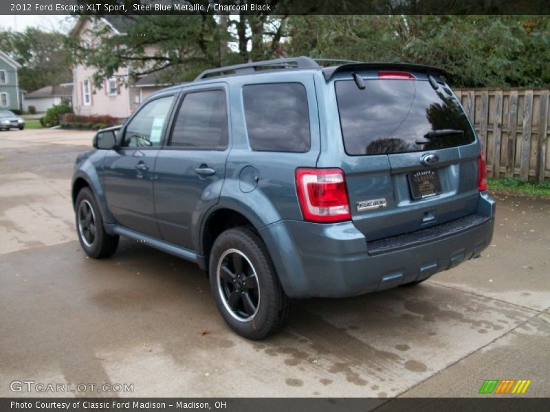 Steel Blue Metallic / Charcoal Black 2012 Ford Escape XLT Sport