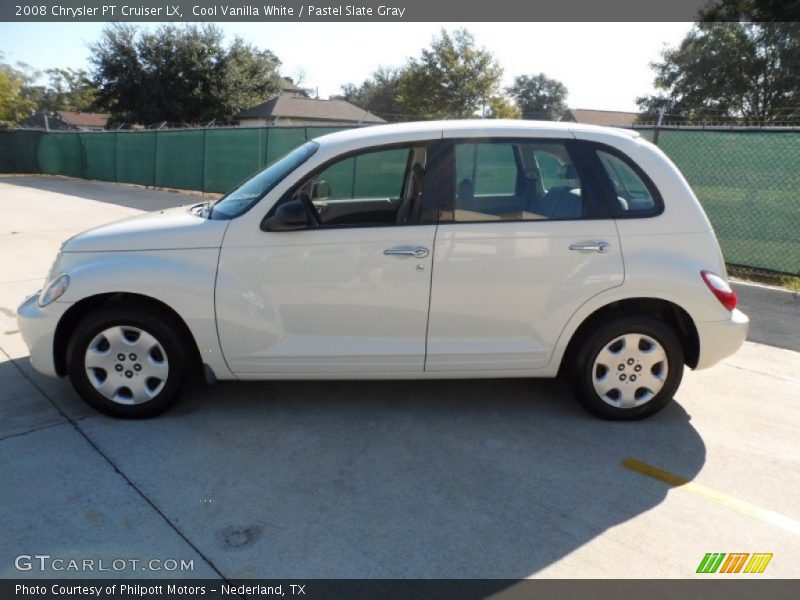 Cool Vanilla White / Pastel Slate Gray 2008 Chrysler PT Cruiser LX