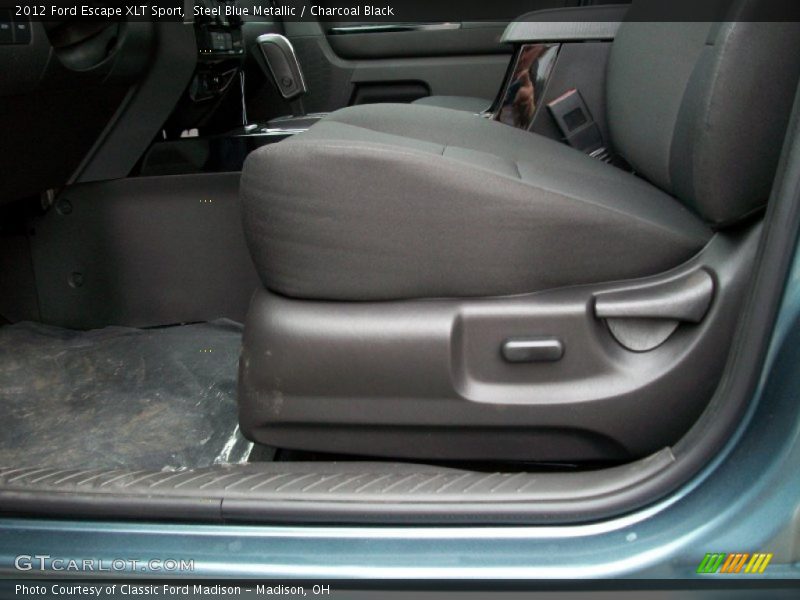 Steel Blue Metallic / Charcoal Black 2012 Ford Escape XLT Sport