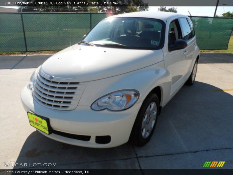 Cool Vanilla White / Pastel Slate Gray 2008 Chrysler PT Cruiser LX