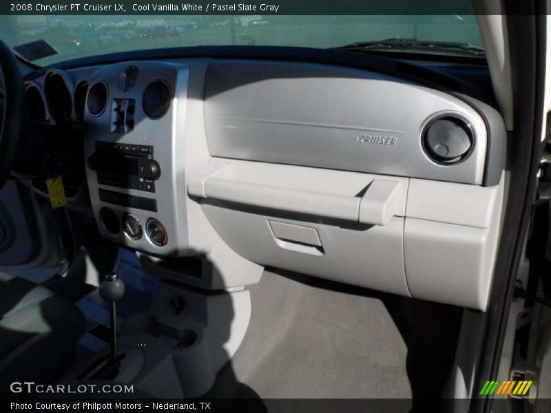 Cool Vanilla White / Pastel Slate Gray 2008 Chrysler PT Cruiser LX